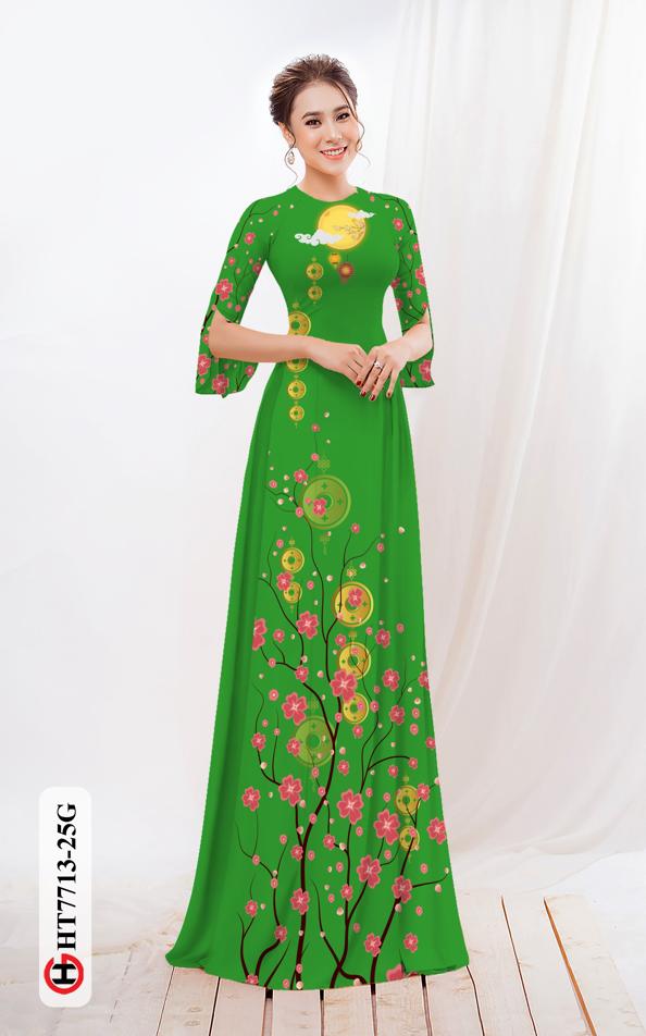 vai ao dai hoa dao mac tet (6)